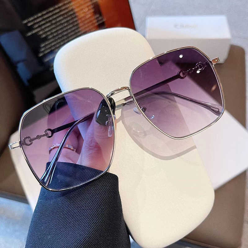 

Sunglasses KAMMPT Vintage Oversize Square Sunglass Woman 2022 Fashion Retro Eyewear for Lady UV400 Luxury Brand Designer Trending Shades G230225