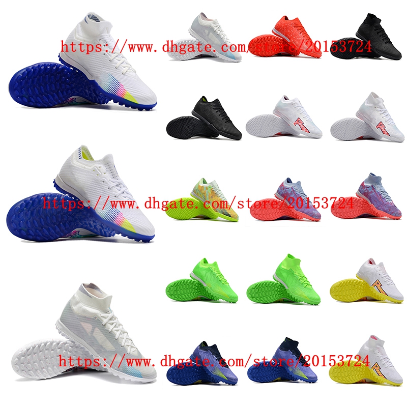 

Football Boots Soccer Shoes For Men Zoomes Mercurial Vapores XV Elite TF High Top Adult Non-Slip Outdoor Training Cleats, As picture 5