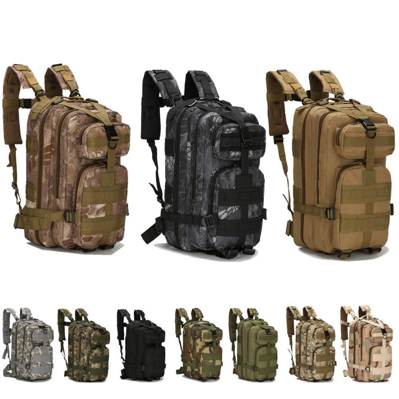 

Backpack 2023 Outdoor 25L Large Capacity Military Tactical Sports Camping Sport Travel Bag Trekking Hunting, Black