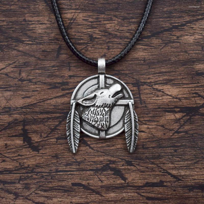 

Pendant Necklaces Norse Vikings Wolf Necklace Male Punk Lucky Charm Animal Jewelry
