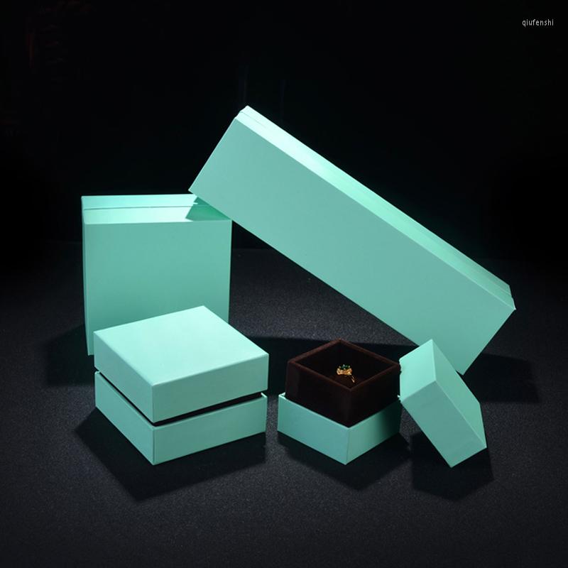 

Jewelry Pouches 25PCS Gift Boxes Square Organizer Shape Box Engagement Ring For Earrings Necklace Bracelet Display