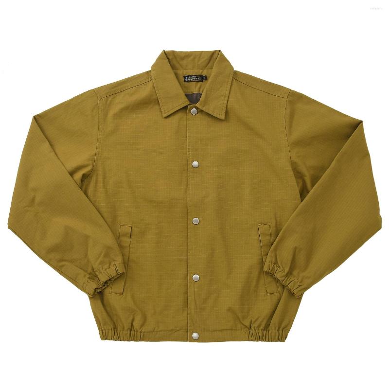 

Men's Jackets Men's Coach Jacket Short Loose Fit Sports Casual Motorcycle Minimalism Designer Clothes Spring Autumn, Yellow