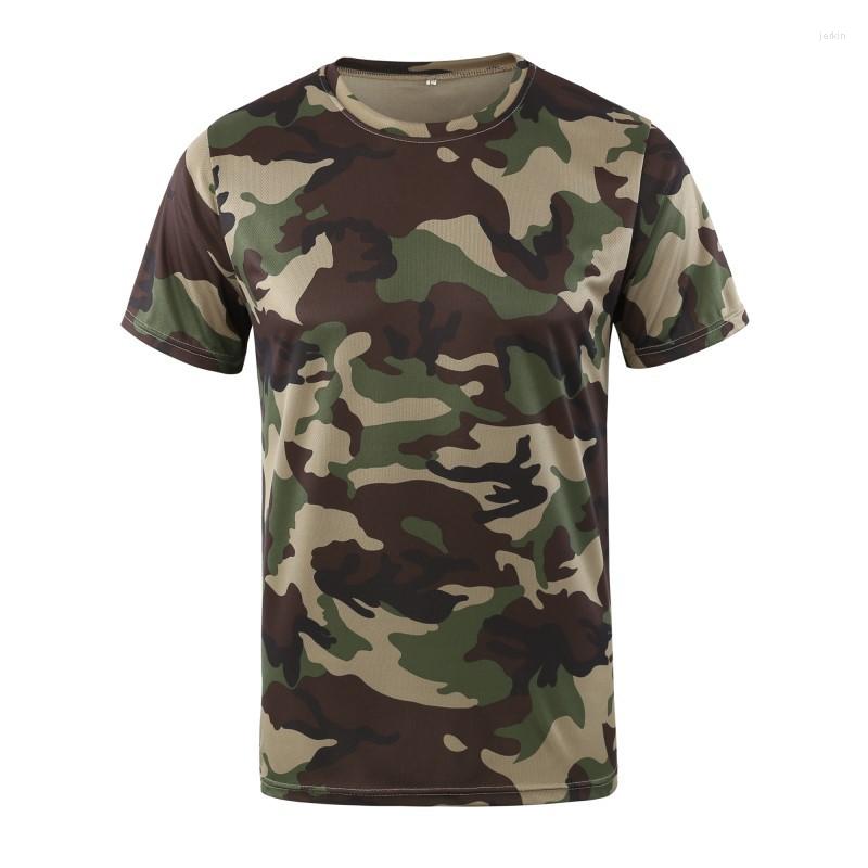 

Men' T Shirts Summer Quick Dry Camouflage Shirt Men O-Neck Short Sleeve Breathable Tee Tops Military Tactical Combat Camo Fitness T-Shirts, Gray