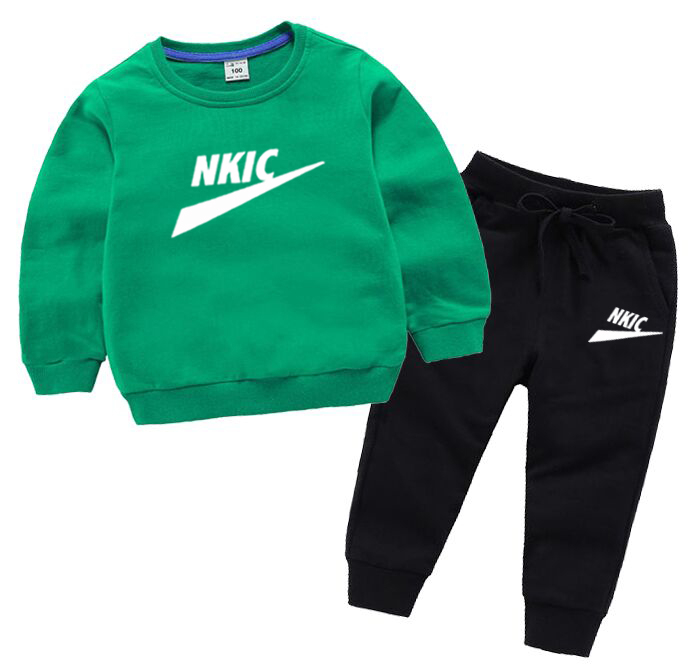 

New Clothing Sets spring and autumn new boy girl baby cool and handsome two-piece set for kids, Red