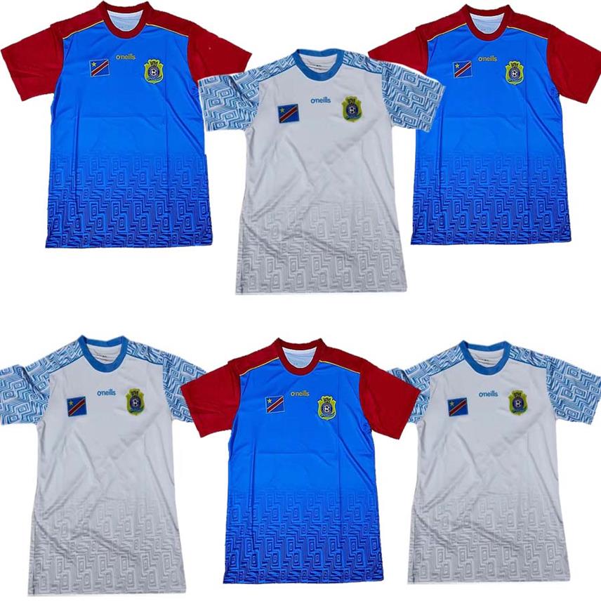

2021 Congo Soccer Jerseys 21 22 Democratic Republic Man national team Maillots De Foot shirt Short sleeve Football Uniforms277W, White