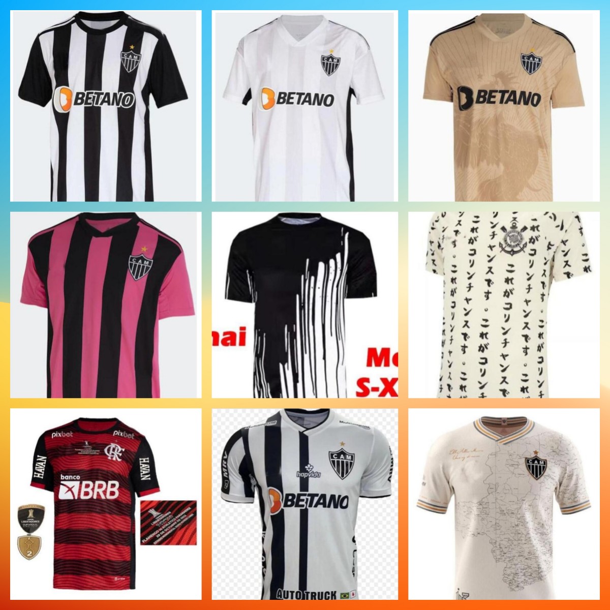 

2022 Flamengo Newest Soccer Jerseys Corinthian THIRD Away 22 23 camisetas de footb Final da libertadores special Atletico Mineiro football shirt 10th anniversary, 01