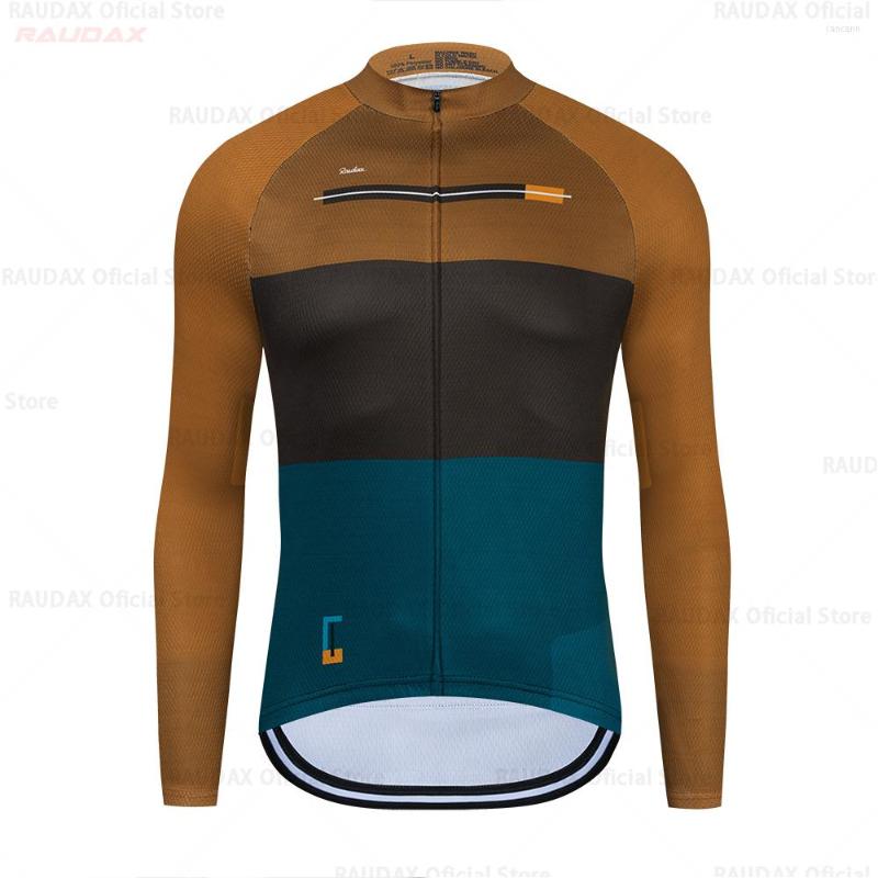 

Racing Jackets Raudax Bicycle Jerseys Spring Autumn Cycling Shirts Long Sleeve MTB Mountain Bike Wear Premium Road Clothing