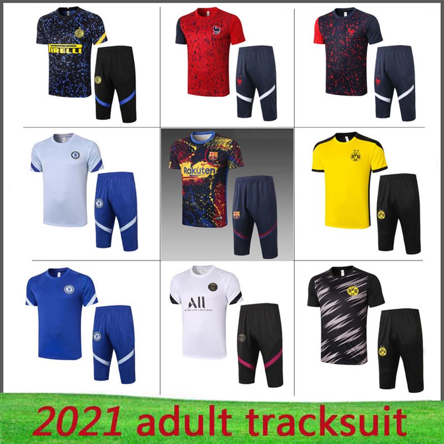 

2021 Mancheste polo Short sleeve shirt trousers POGBA soccer training suit 20 21 3 4 RASHFORD LUKAKU Man Football shirts tracksuit155R, 19