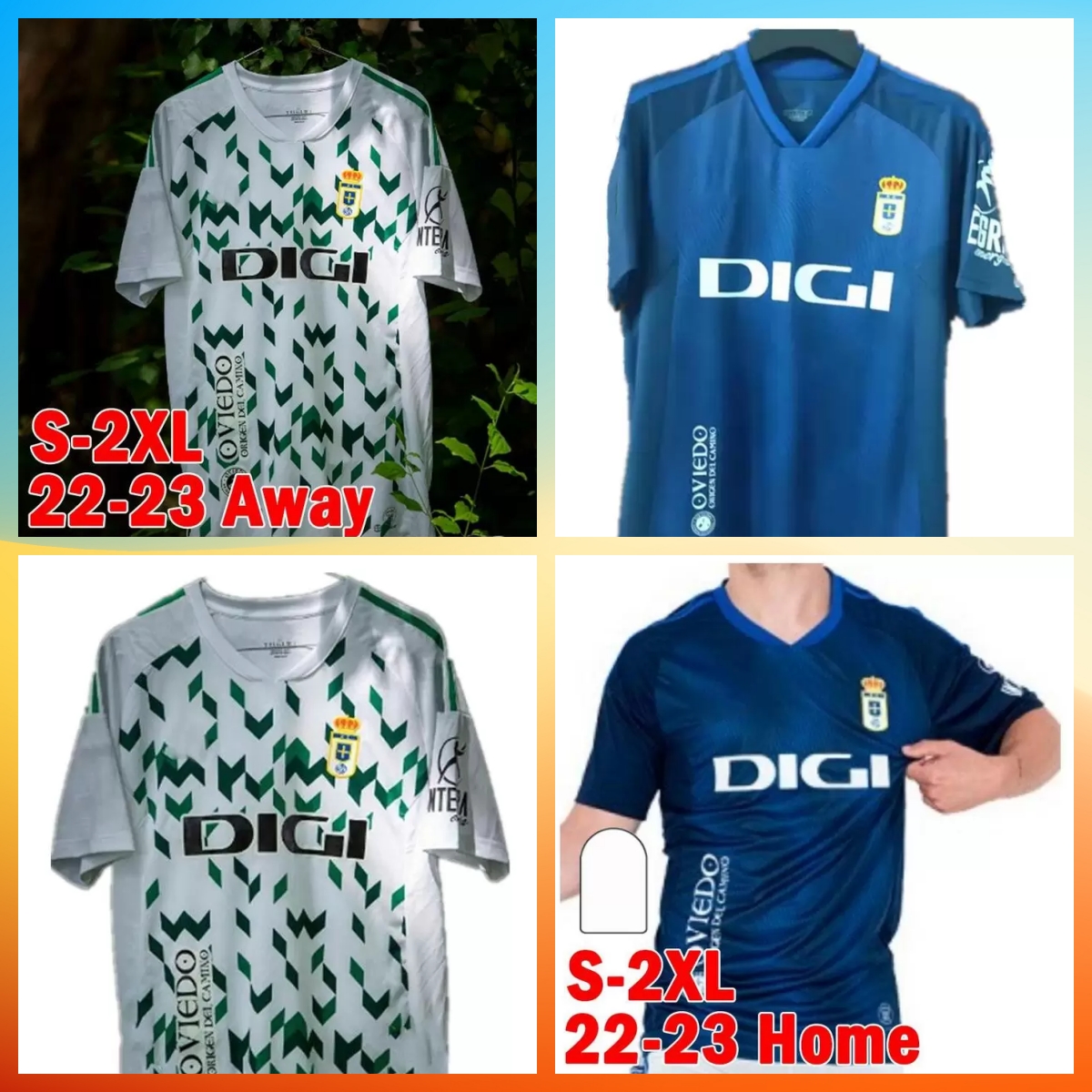 

2022 2023 Real Oviedo Camisetas Newest Soccer Jerseys de futbol 22 23 Home BARCENAS JOHANNESSON IBRA SAUL Football Shirt R.FOLCH Y.MOSSA BORJA Camiseta Equipacio, 02
