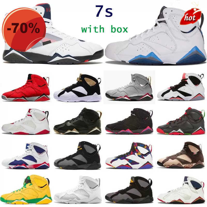 

Slippers Jumpman AMG 7 7s Men's Basketball Shoes Retro 2012 Blue Brown Black Purple Outdoor Sports Mountaineering Running Ladies Casual Shoes Top