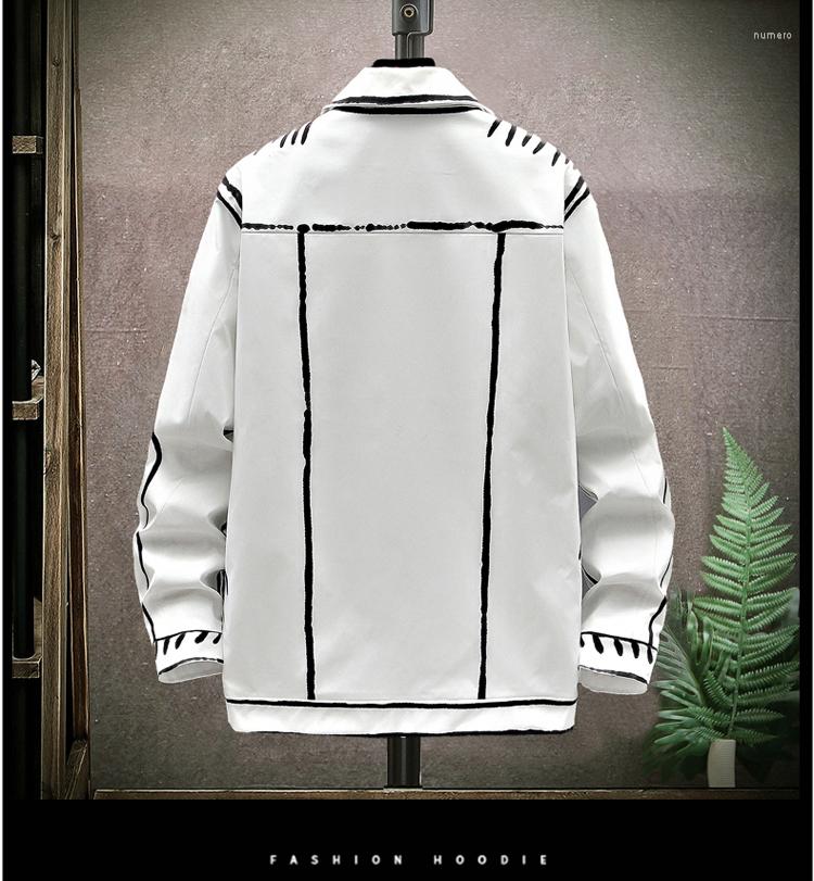 

Men's Jackets Spring Casual Jacket Korean Fashion Short Lapel Coat Decoration Body Men's High Quality Hip Hop Clothing, Black