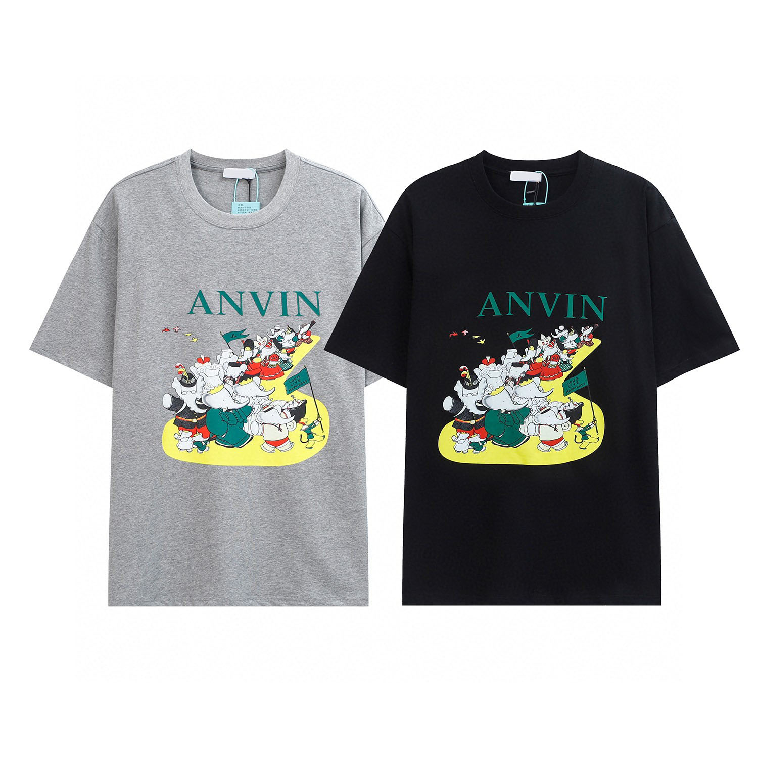 

Men's Plus Tees & Polos Round neck embroidered and printed polar style summer wear with street pure cotton wdd2