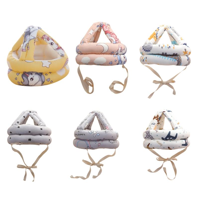 

Berets Adjustable Baby Hat Toddler Anti-collision Children's Safety HelmetBerets BeretsBerets, Gray rainbow