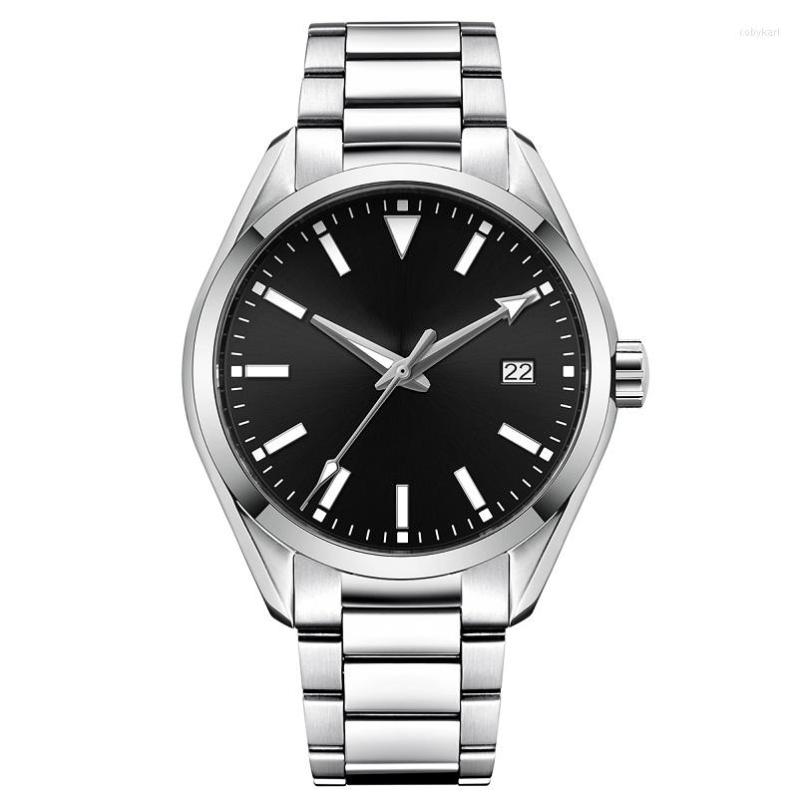 

Wristwatches 41MM Dial Luxury Automatic Mechanical Men Watch Sapphire Glass Luminous Sterile NH35 Watches Classic Fashion Relogio Masculino, 01