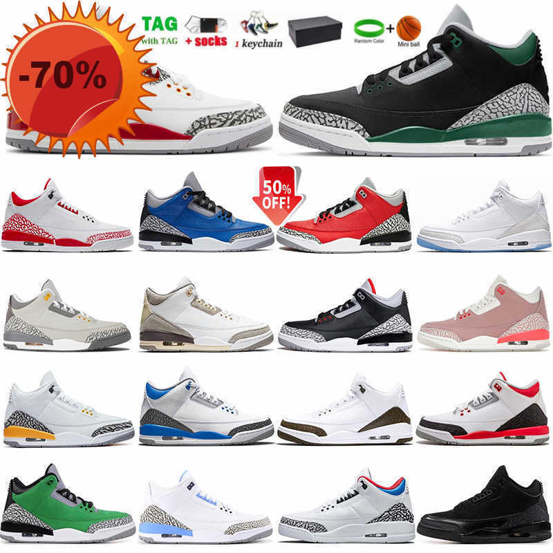 

Boots Boots NEW High og 3 Basketball Shoes For Men 3s Cardinal Red Pine Green UNC Racer Blue Cool Grey Georgetown Court Purple Man Sports Sneakers