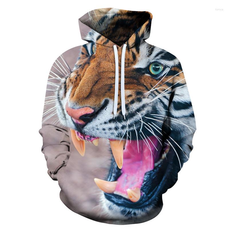 

Men's Hoodies 3D Printing Autumn Men Tiger Lion Leopard Animal Sweatshirt Casual Harajuku Male / Female Pullover Women Hip Hop, W1113