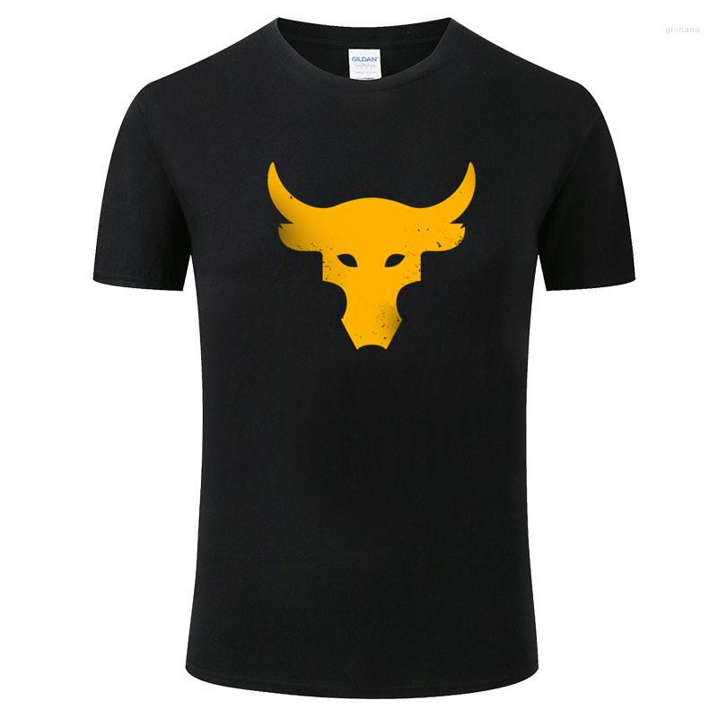 

Men's T Shirts Men's Short Sleeved T-shirt Cotton Soft Fabric Casual Loose Fit 100KG O-neck Cow Head Print Top, Beige