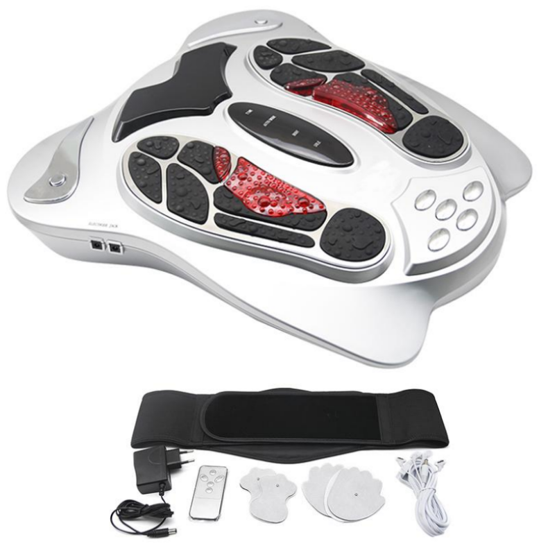 

Electronic Foot Massager Far Infrared Heating Acupuncture Points Reflexology Feet Massage Machine Slimming Belt Pads Body Care165