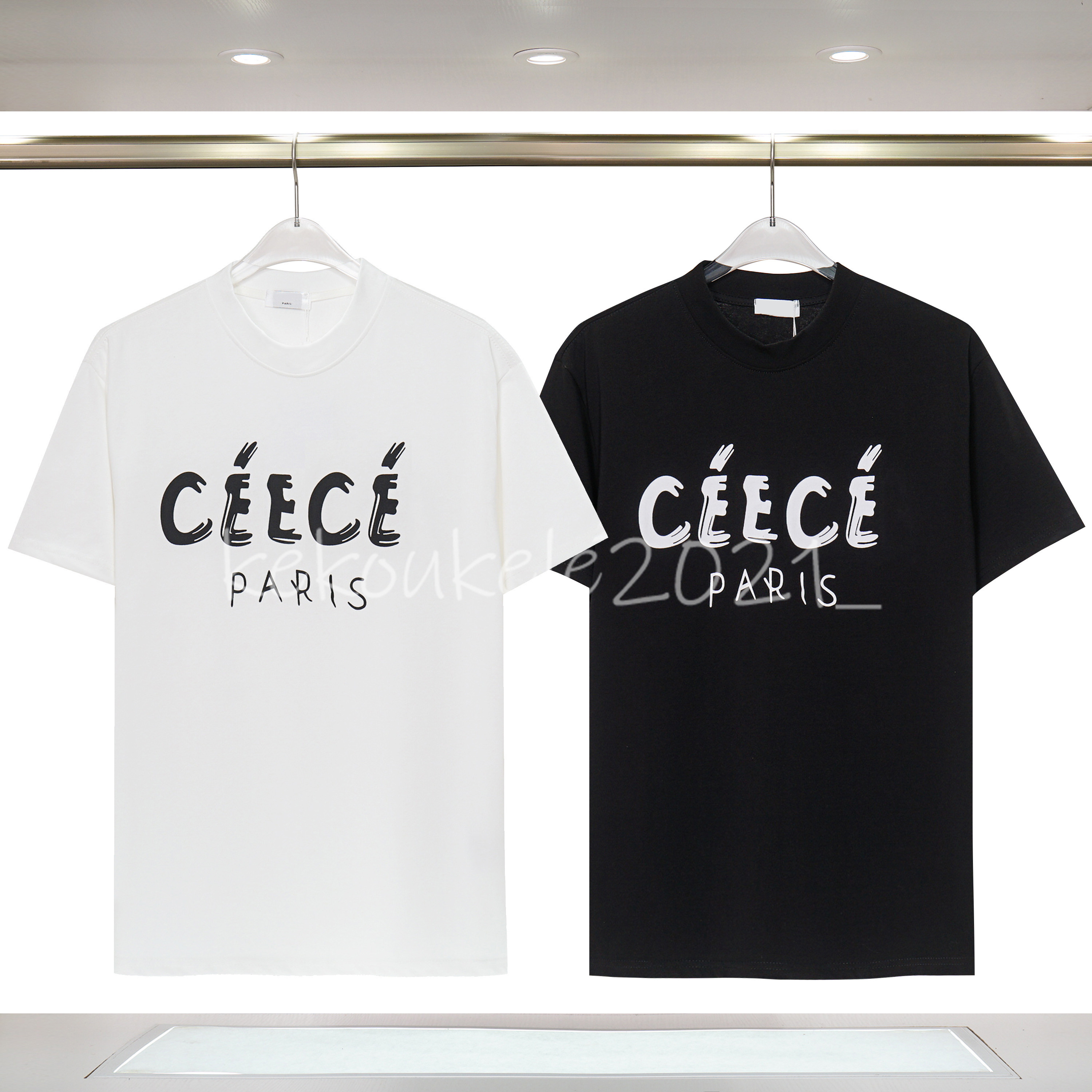 

2023 New Summer Mens Luxury T Shirt Cotton Casual Man Womens Tees Letter Print Short Sleeves Tops Men Hip Hop Clothes Size S-3XL