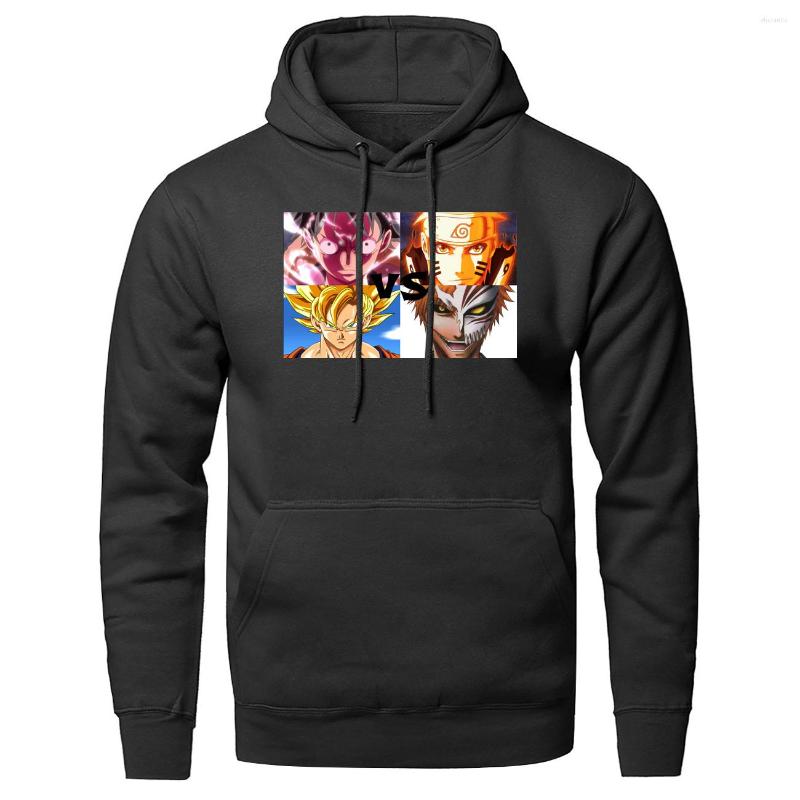 

Men' Hoodies 2023 Spring Autumn Windproof Warm Coat Men Hip Hop Cartoon Character Print Hooded Fleece Long-sleeved Casual Tracksuits, White 6
