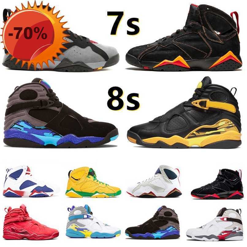

Boots NEW Jumpman 7 8 Men Basketball Shoes 7s Citrus Bordeaux Topaz Mist Patent Leather Hare Flint 8s Paprika Taxi Aqua Raid South Beach Peat, Color#2