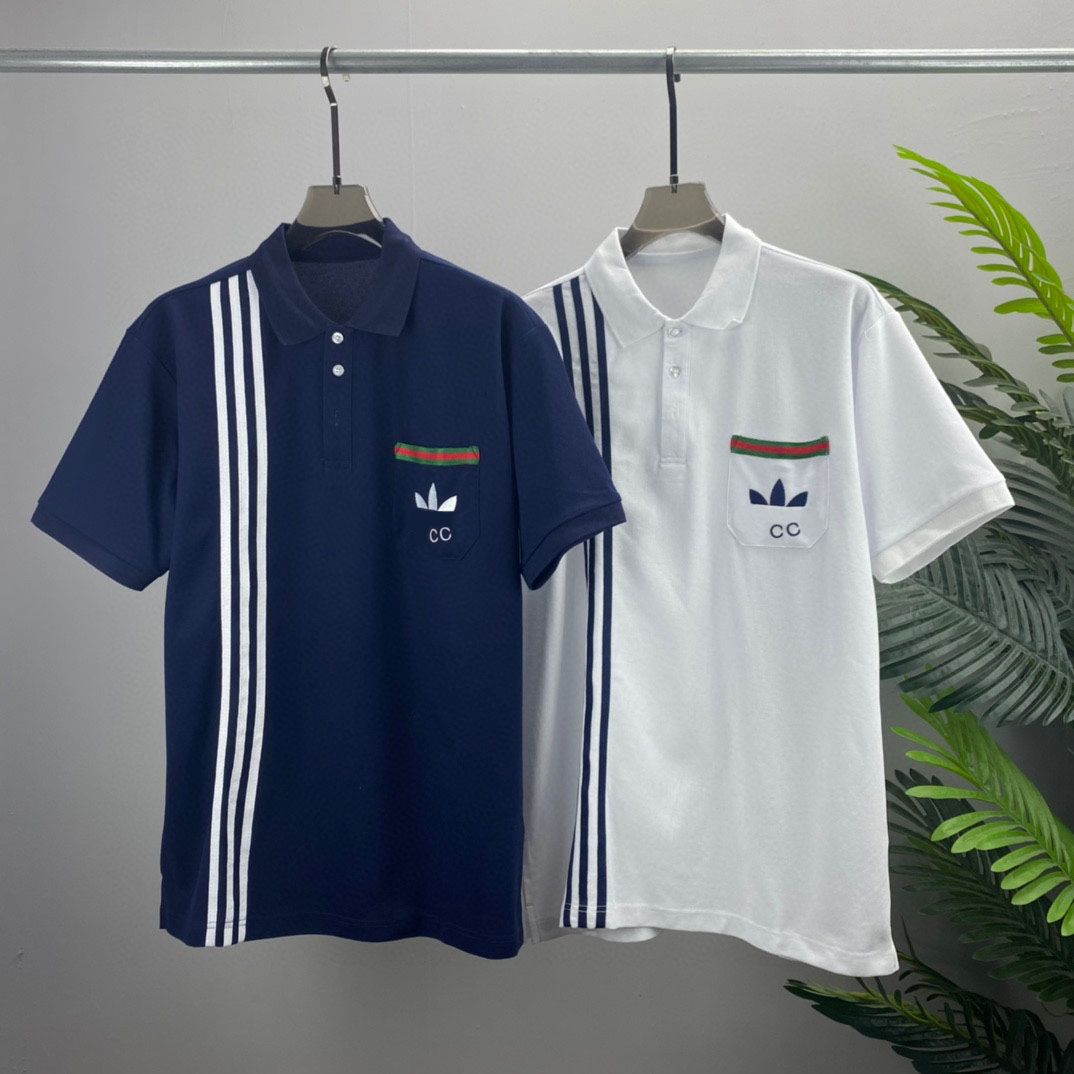 

Men's Plus Tees & Polos Hoodies & Sweatshirts Round neck embroidered and printed polar style summer wear with street pure cotton g22