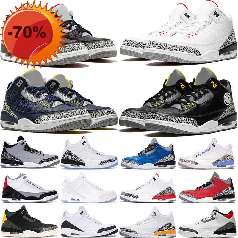 

Boots NEW Basketball Shoes 3s 3 Black Cement Michigan Fire Red Animal Instinct Oregon Pit Crew Cool Grey Court Purple Laser Orange UNC Men