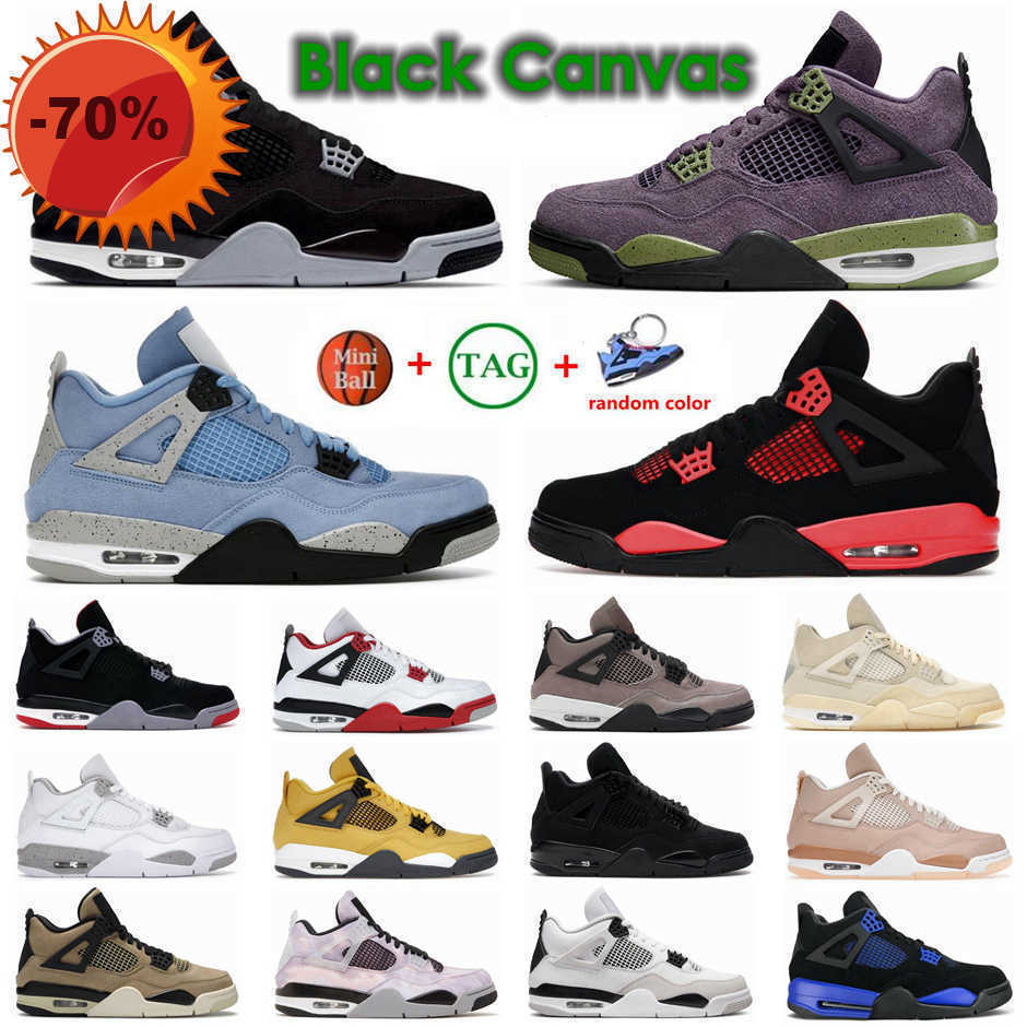 

Boots Outdoors Black Cat 4s Jumpman 4 Mens Basketball Shoes University Blue Canyon Purple Sail White Oreo Bred Fire Red Thunder Pure Money