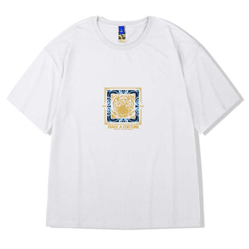 

ZAZOMDE 2022 Hip Hop Men's Tees T-Shirt nese Style Panda Harajuku Loose Men T Shirt Casual Summer New Oversized Male Punk Cloes G221109 OSQX, White
