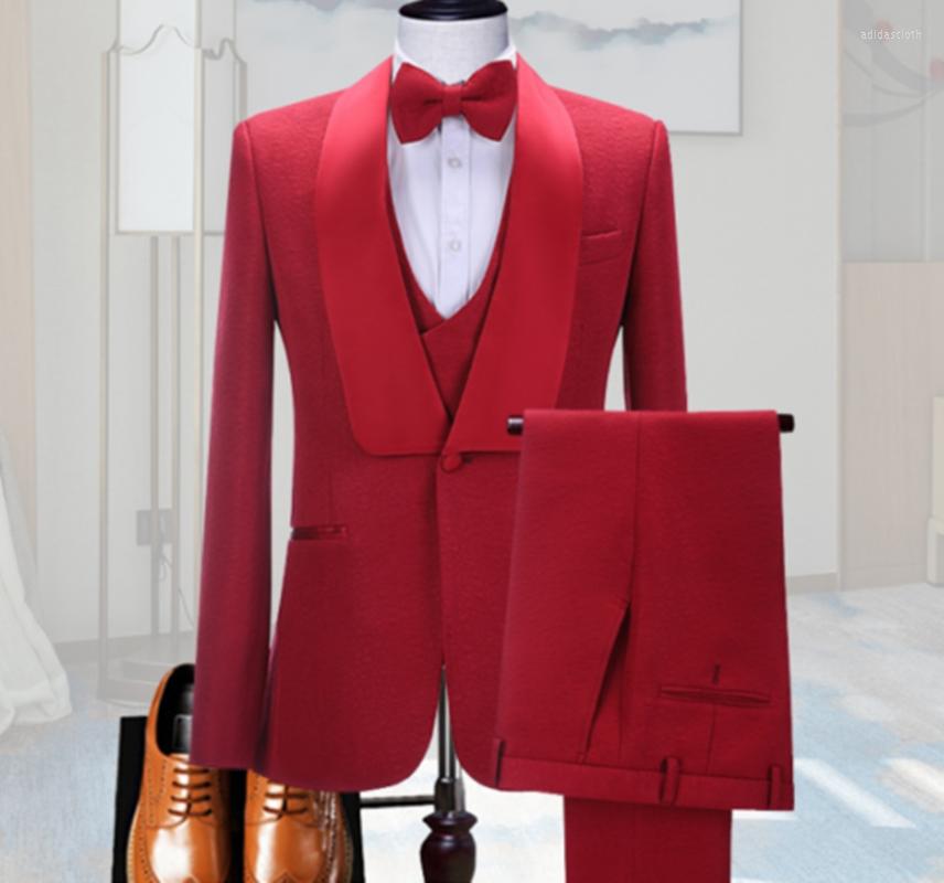 

Men's Suits Costume Homme Men Wedding Suit Shawl Lapel Tuxedo For Groom Marriage Jacket Vest Pant Prom Formal Tailored, Same as pics