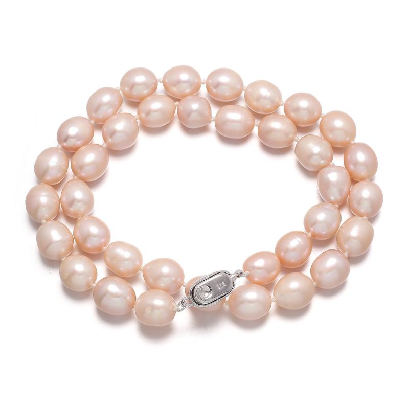 

Chains Irregular Pearl Necklace Jewelry Classic Making Shell Chain For Women Accessories Size 10-11mm Length 45cmChains