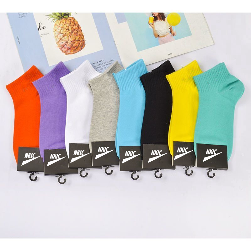 

kids Socks Cotton New fashion Solid Color Summer Socks Breathable Casual Short Socks Children Simple, Grey