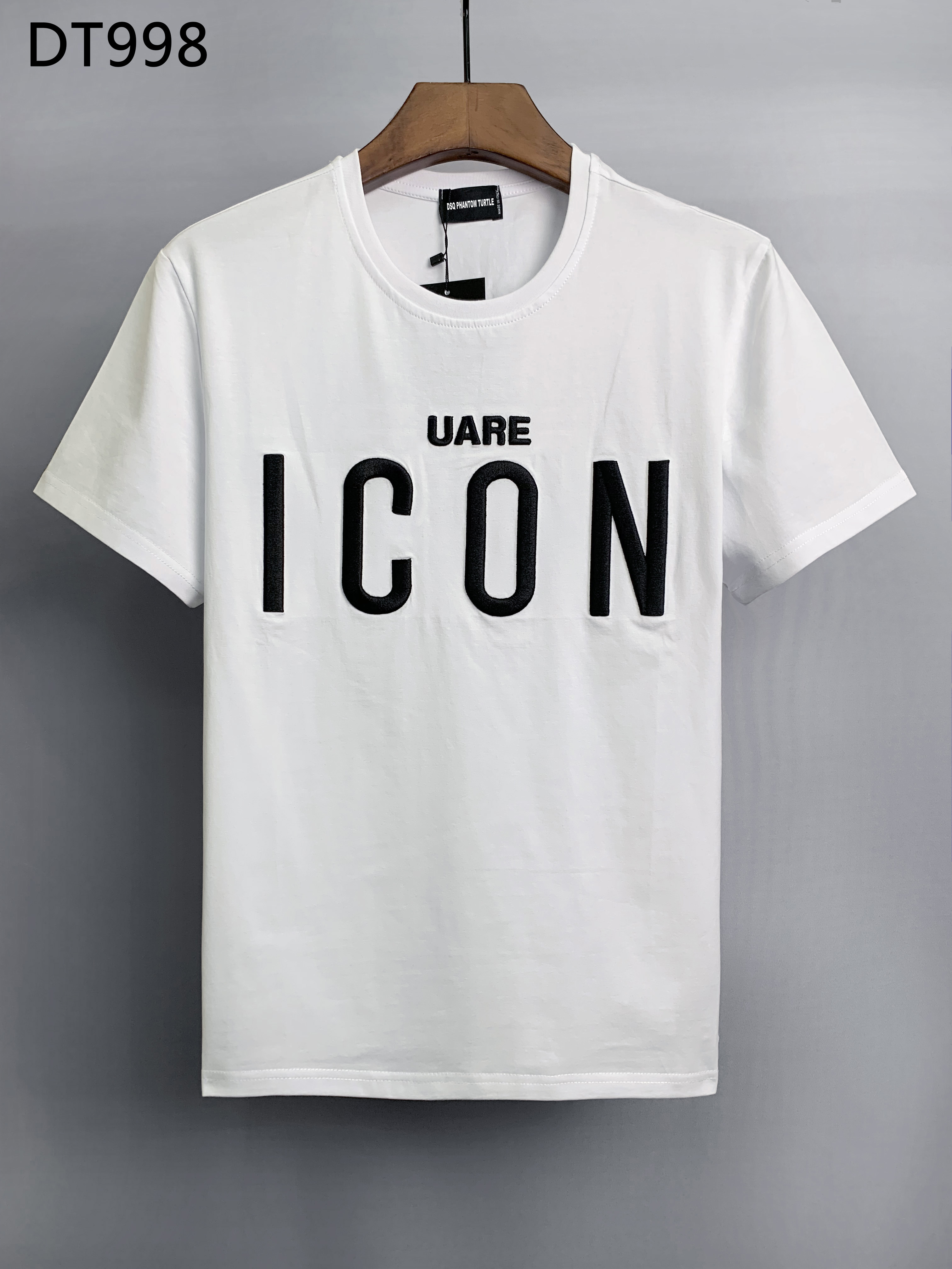 DSQ PHANTOM TURTLE Men's T-Shirts Mens Designer T Shirts Black White Cool T-shirt Men Summer Italian Fashion Casual Street T-shirt Tops Plus Si
