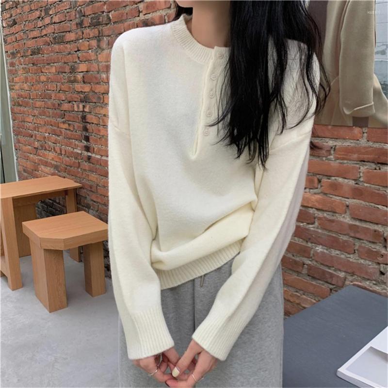 

Women's Sweaters PLAMTEE Korean Casual Women Soft 2023 Loose Thicken Gentle Warm Bottom Knitwear Fashion Outerwear Jumpers Pullover, Pink
