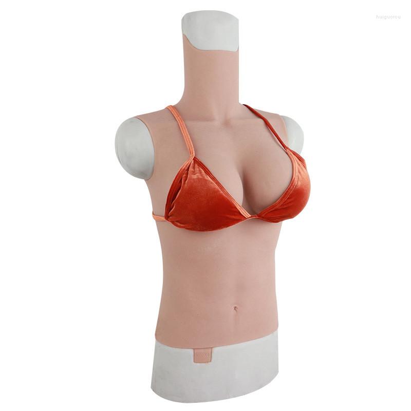 

Women's Shapers Transgender Crossdresser Artificial Silicone Fake Breast Forms D Cup Male To Female Realistic Crossdressing False Boobs, Ivory