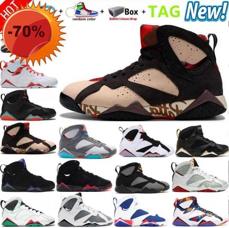 

Boots NEW 7s Citrus Basketball Shoes Women Mens Jumpman 7 Sweater Sapphire Tinker Alternate Oregon Ducks Barcelona days Raptor Black Patent, Women men size 18
