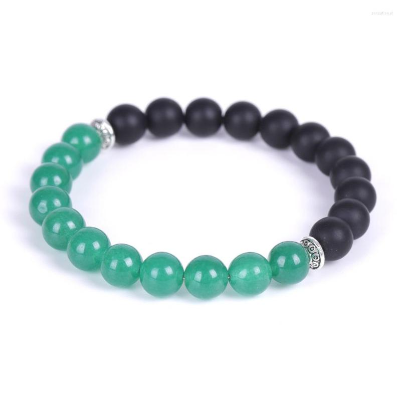

Strand 8mm Matted Black Stone Tiger's Eye Beads Natural Bracelet Fashion Men Women Jewelry Pulseira