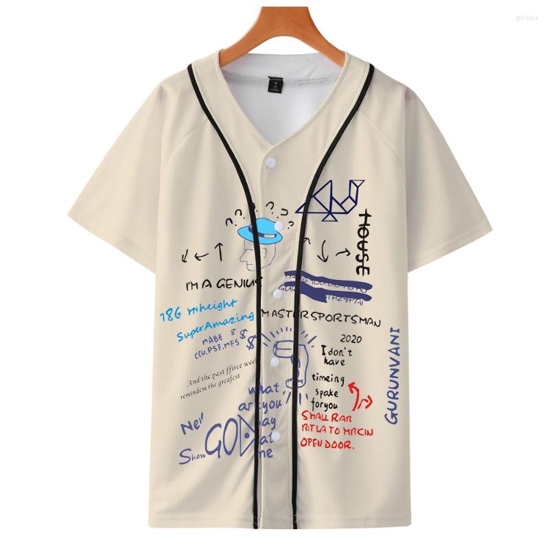 

Men's T Shirts Graffiti 3D Printed Baseball T-shirt Men/women Streetwear Clothes Fashion Summer Short Sleeve Tshirt, Beige