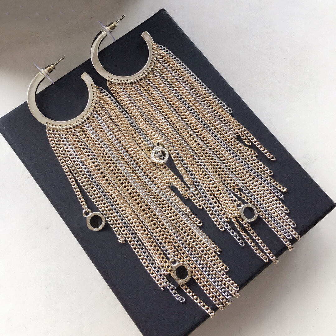 

NEW Fashion gold Dangle Chandelier earrings aretes orecchini for women party wedding lovers gift jewelry engagement with box