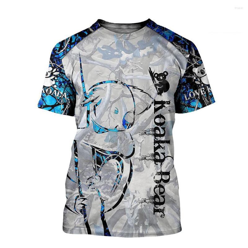 

Men's T Shirts Beautiful Koala Harajuku Shorts Sleeve Fashion 3D Printed Sleeves T-shirts Men For Women Drop 02