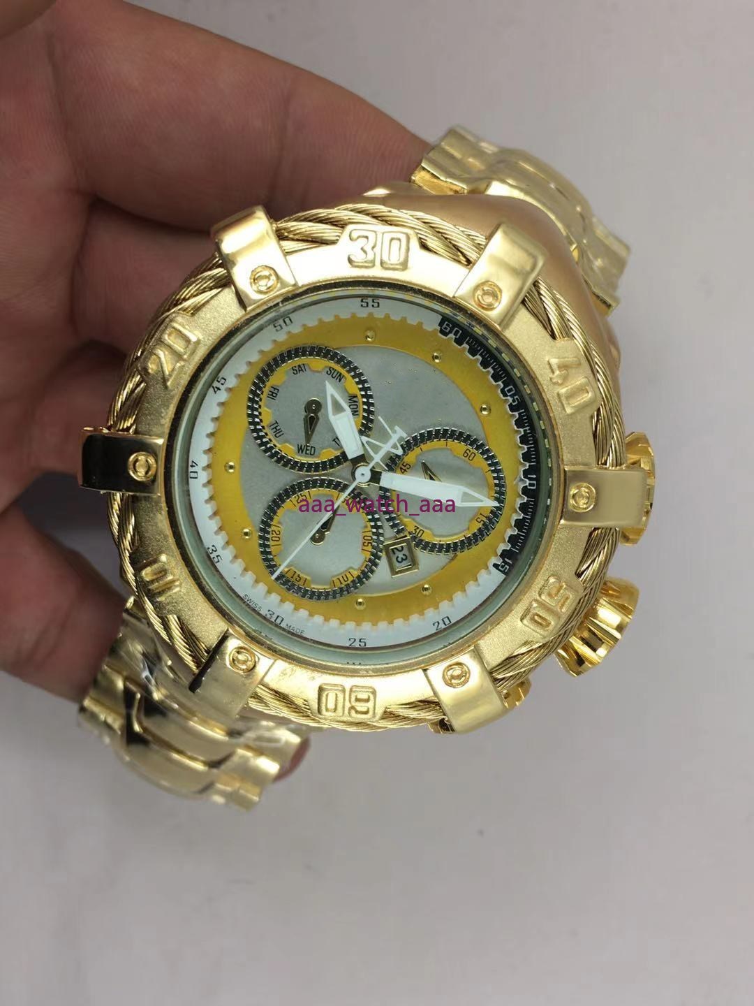 

2021 TA Top WatchES Mens Fashion Luxury Watch Golden Large Dial Date Classic Style Designer Men Wristwatch, Box