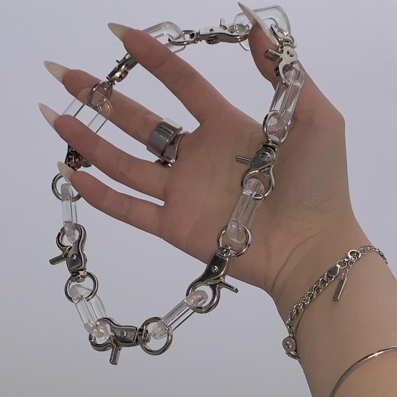 

Chains Women Hip Hop Y2k Acrylic Chain Necklace