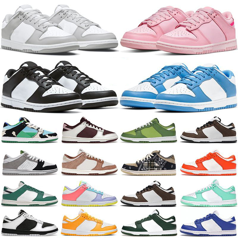 

2023 men women shoes lows sneakers panda white black Triple Pink UNC Grey Fog Syracuse University Blue Valentines day Medium Olive mens trainers, 14
