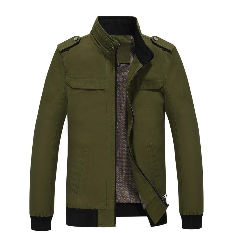 

Men's Jackets Cotton Jacket Men Autumn Fashion Army Bomber Male Brand Clothing Mens Military Tactical, Green