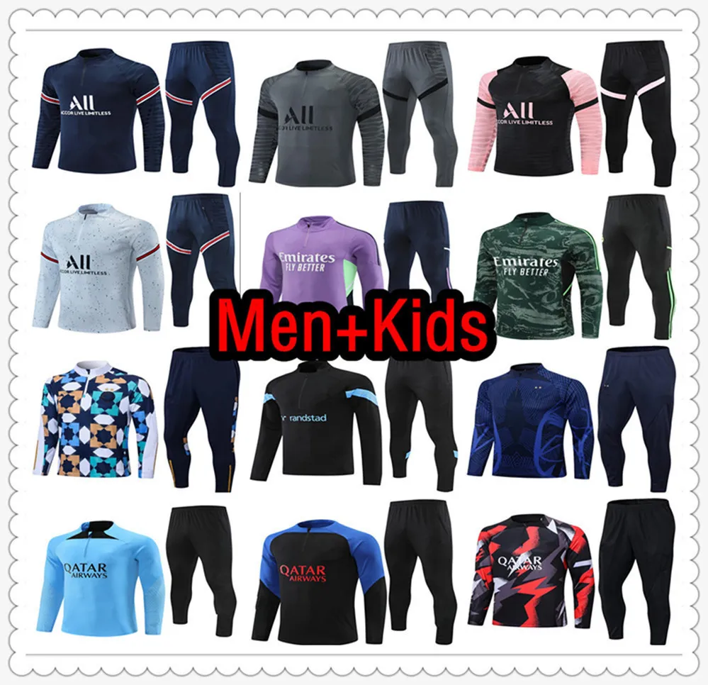 

21 22 23 psgS messiS tracksuit football jerseys training suit jersey soccer tuta maillot survetement foot futbol chandal jogging jacket 2022