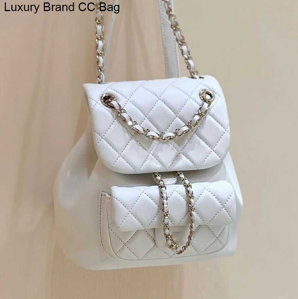 

CC Backpack Style Luxury mini Backpack Purse White Backpack Wallets Quilted CC Duma Cowhide Leather Woman Coin Purses Card Holder Designer duffle bag 11744, Pink