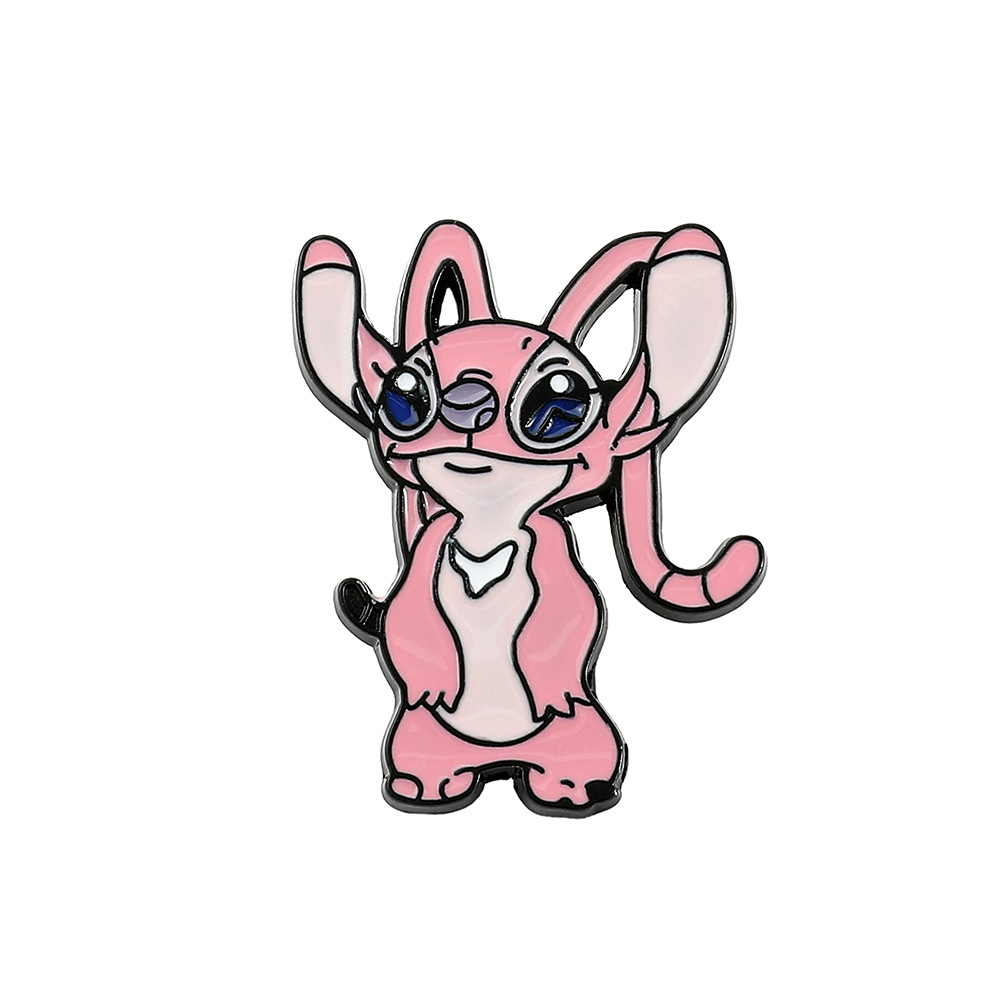 

Cute cartoon kissing enamel Accessories pin brooch for fans Brooches Badge Stitch Pins Women Men Safety Kids Brooch Set Wholesale