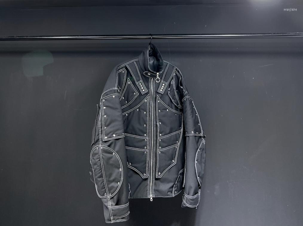 

Men's Jackets R12372 Fashion Men's Coats & 2023 Runway Luxury European Design Party Style Clothing, Picture shown