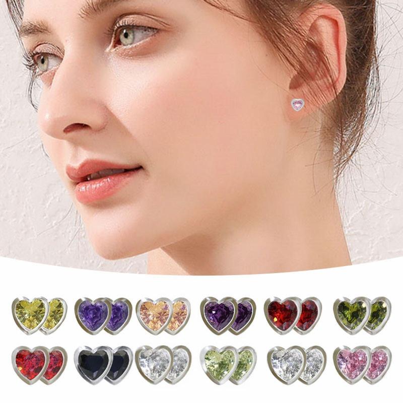 

Hoop Earrings Fashion Korean Female Explosion Sparkling Zircon Simple Temperament 17 Mile Trendy