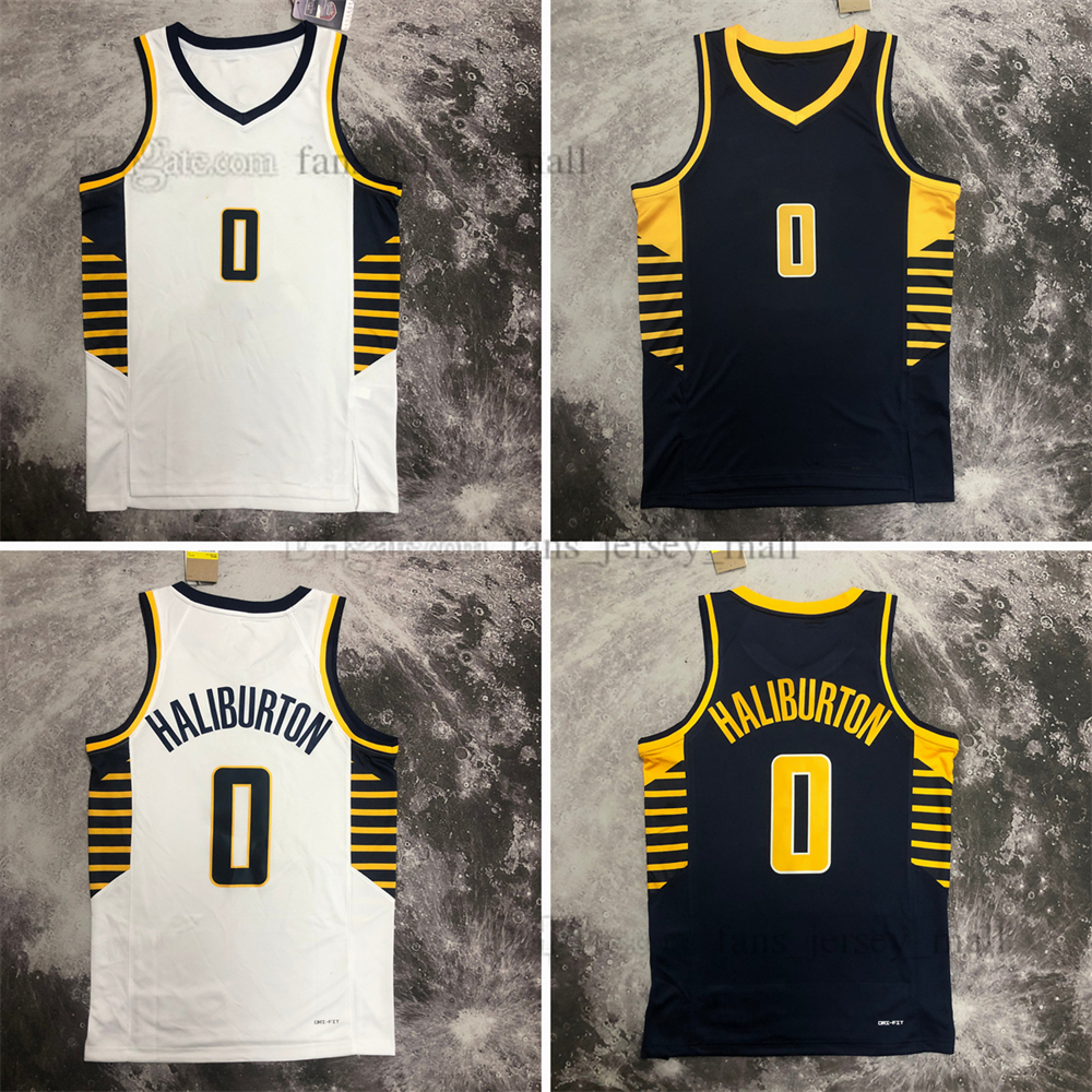 

Printed 2023 New Basketball Jerseys 0 Tyrese Haliburton Name Number Away High Quality Breathable Sport Sale High Quality jersey, Printed(with team name)